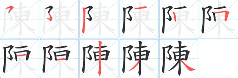 陳筆畫數|陳字的意思